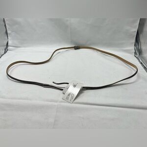 Skinny Aimee Lynn snakesskin like leather belt